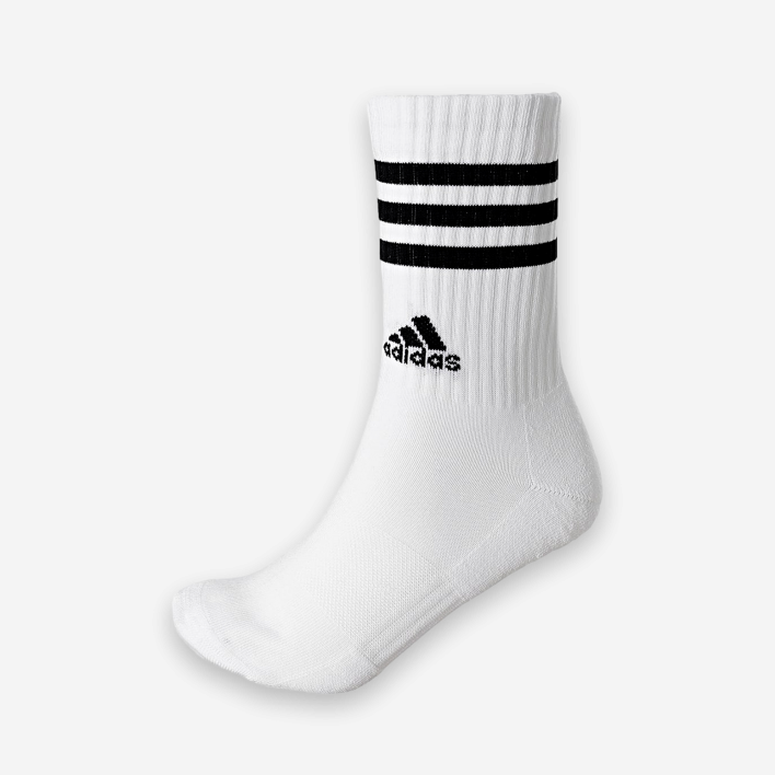 adidas 3-Stripes Cushioned Crew Socks 3 Pairs 2
