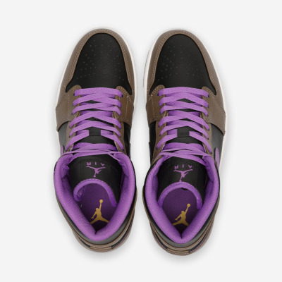 Air Jordan 1 Mid Purple Mocha
