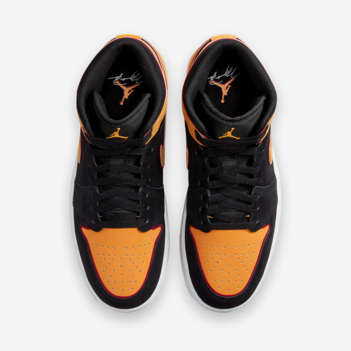 Air Jordan 1 Mid Vivid Orange 3