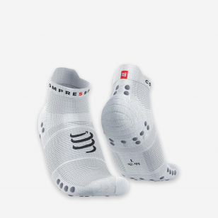 Compressport Pro Racing Socks V4.0 Run White Alloy