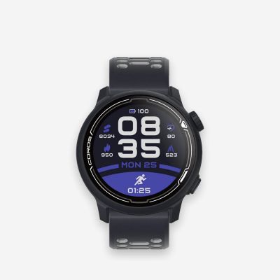 Coros PACE 2 Premium GPS Sport Watch Dark Navy Silicone Band