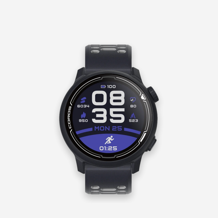 Coros PACE 2 Premium GPS Sport Watch Dark Navy Silicone Band 1