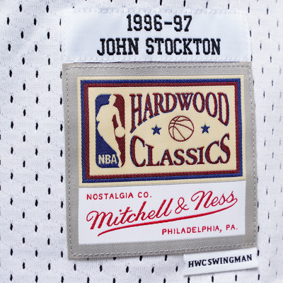 Mitchell & Ness John Stockton Utah Jazz 1996-97 HWC Swingman Jersey