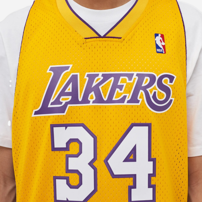 Mitchell & Ness Los Angeles Lakers Shaquille O´Neil 1996 Road Swingman Jersey 2