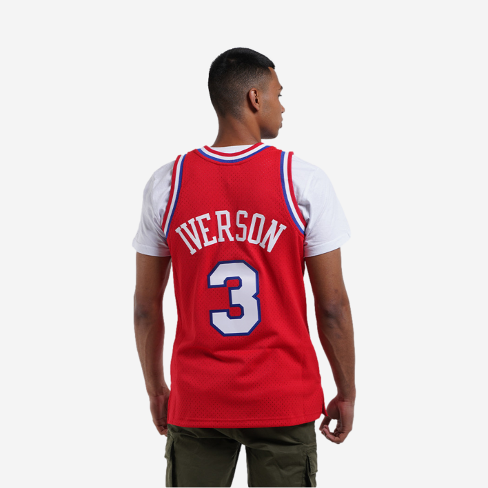 Mitchell & Ness NBA Philadelphia 76ers Iverson #02 Swingman Jersey 1