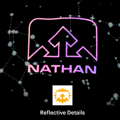 Nathan HyperNight Reflective Runner`s Hat StarField/Black/Vib.