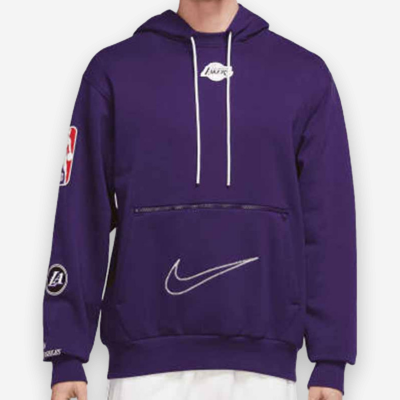Nike Los Angeles Lakers Courtside Fleece Pullover Kids
