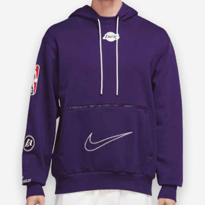 Nike Los Angeles Lakers Courtside Fleece Pullover Kids 2