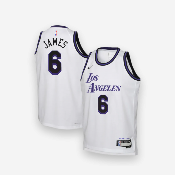 Nike NBA Los Angeles Lakers LeBron James Swingman Kids 2