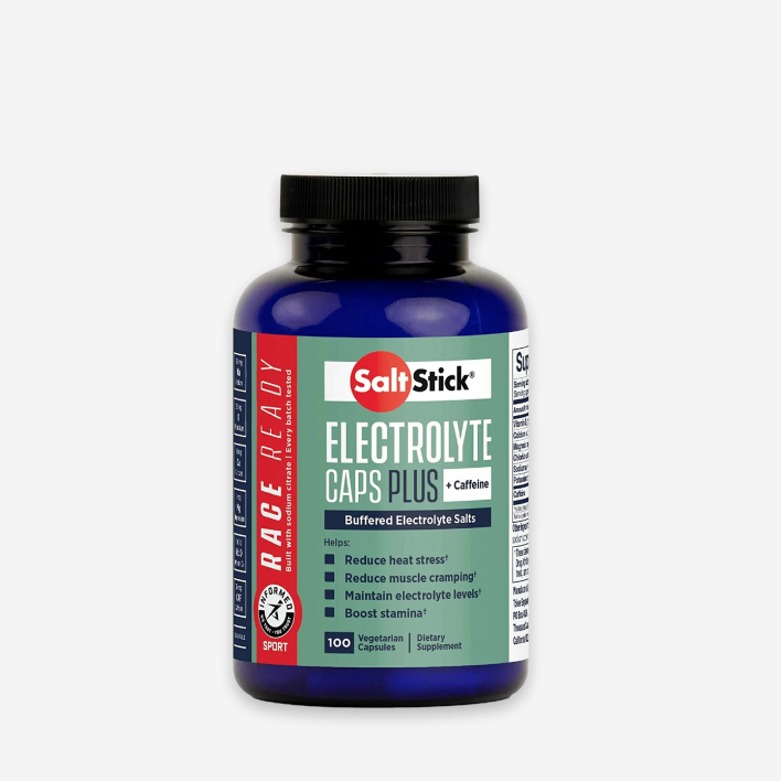 SaltStick Electrolyte Caps Plus Caffeine 100