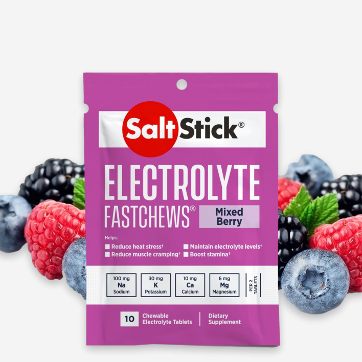 SaltStick Electrolyte FastChews 10 Mixed Berry 1