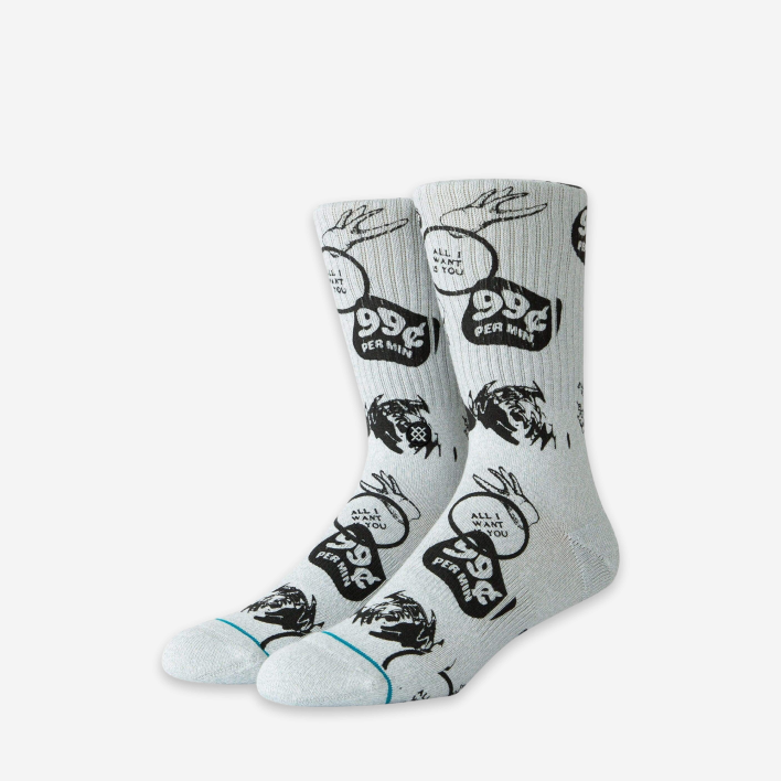 Stance socks All I Want Is You Grey
