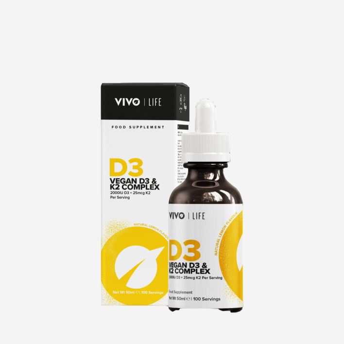 Vivo Life Plant Based D3 with K2 50ml.