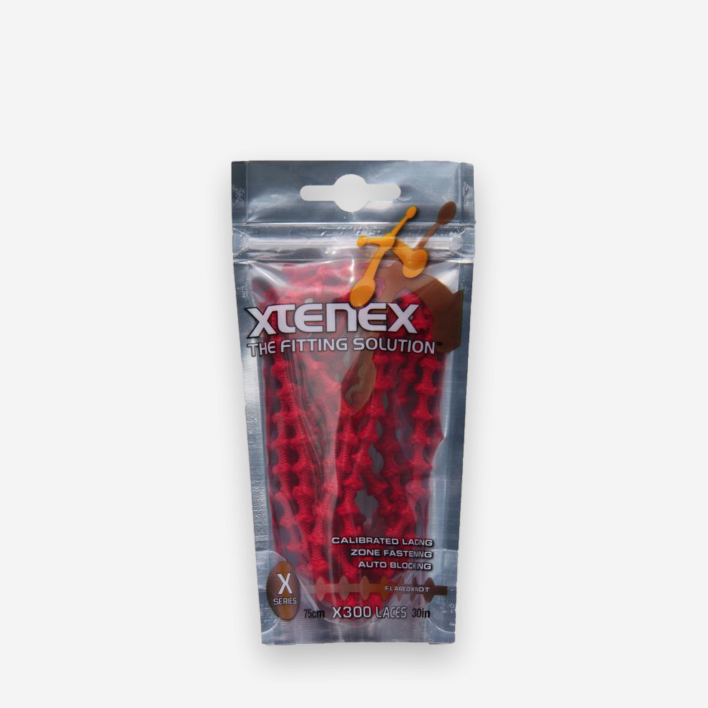 Xtenex Running Shoe Laces Original Red 75 cm 2
